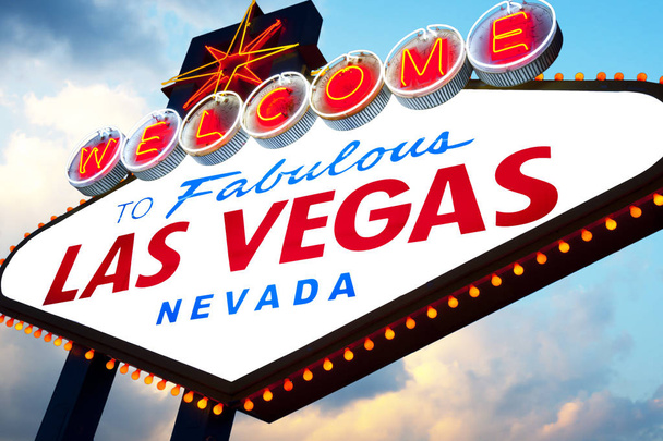 cartello con iscrizione Benvenuti a Fabulous Las Vegas
 - Foto, immagini