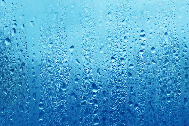 Kapky vody na sklo - Fotografie, Obrázek