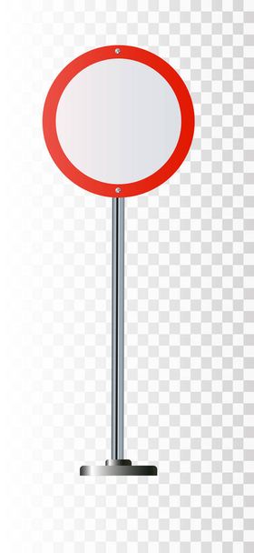 Европейский союз Нет предупреждающих знаков транспортных средств, изолированных
 - Вектор,изображение