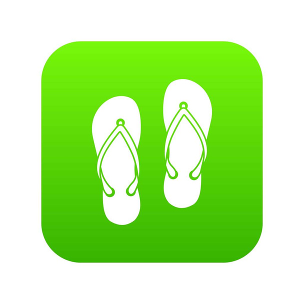 Slates icon digital green - Vector, afbeelding
