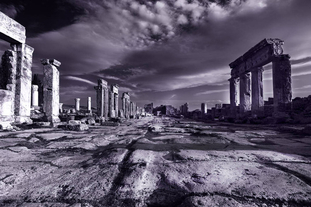 Hierapolis antike Stadt Pamukkale Türkei - Foto, Bild