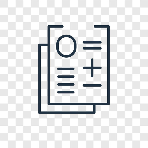 Icône vectorielle d'examen isolée sur fond transparent, conception du logo d'examen
 - Vecteur, image
