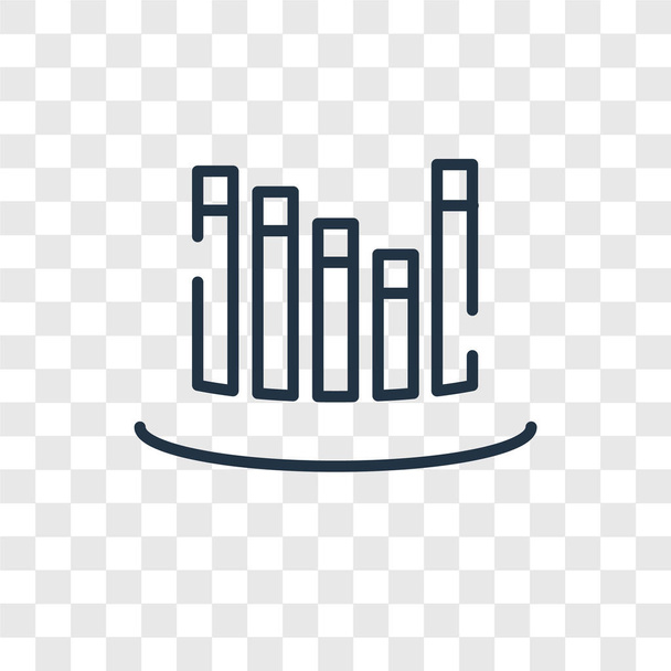Analytics Vektor Icon isoliert auf transparentem Hintergrund, Analytics Logo Design - Vektor, Bild