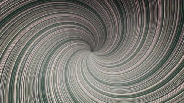 abstrakter Hintergrund mit Spirallinien. Rotierende Spirallinien laufen an einem Punkt zusammen - Filmmaterial, Video