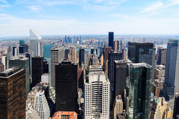 Ilmakuva Itä-Manhattanille, New York City
 - Valokuva, kuva
