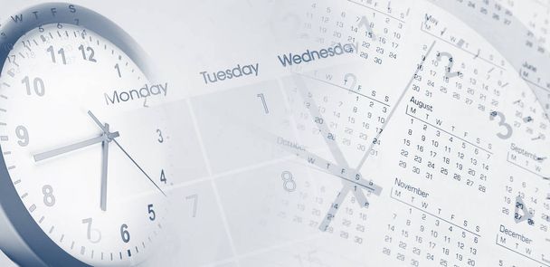 Zegary i kalendarze połączenie kompozytowe  - Zdjęcie, obraz