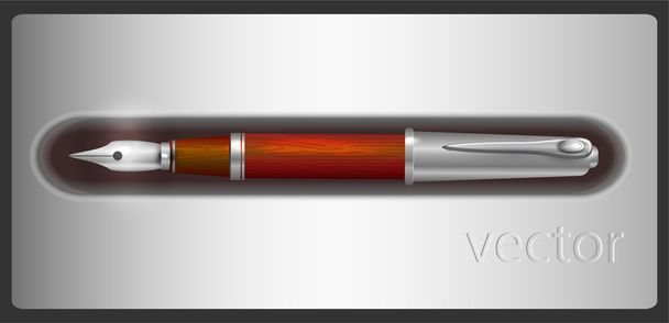 Ilustração vetorial caneta-tinteiro
  - Vetor, Imagem