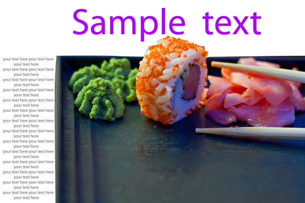 advertizing leaflet sushi - Zdjęcie, obraz