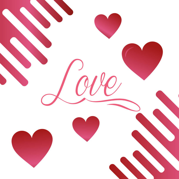 valentines day love card - Vector, Image
