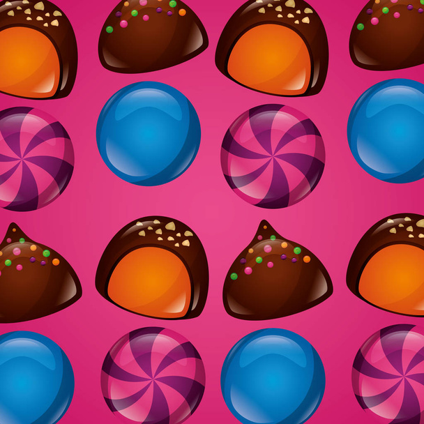 Süßigkeiten-Konzept - Vektor, Bild