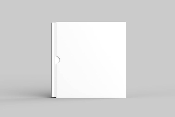 Carrefour slipcase book mock up isolé sur fond gris doux. Illustration 3D
. - Photo, image