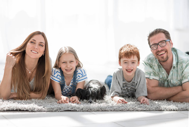 portrait of a happy modern family - Zdjęcie, obraz