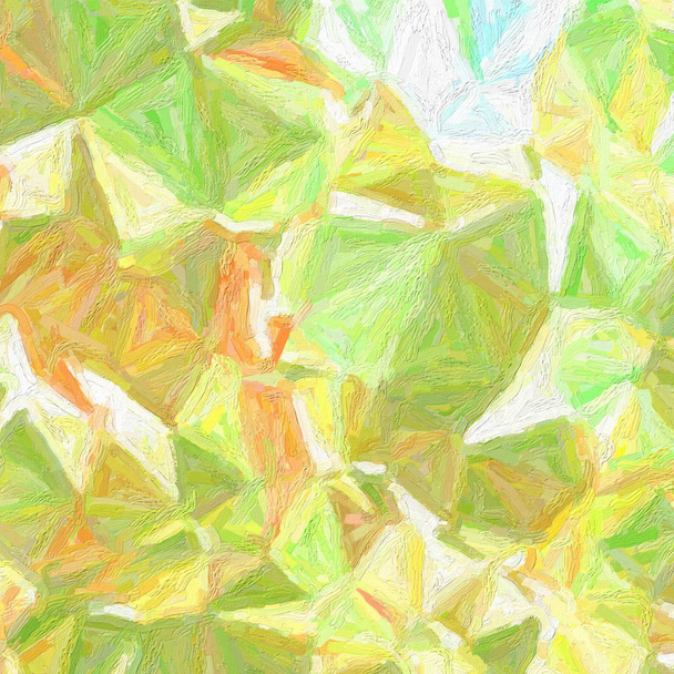 Nuttige abstracte illustratie van geel, groen en roze kleurrijke Impasto verf. Prachtig voor uw afdrukken. - Foto, afbeelding