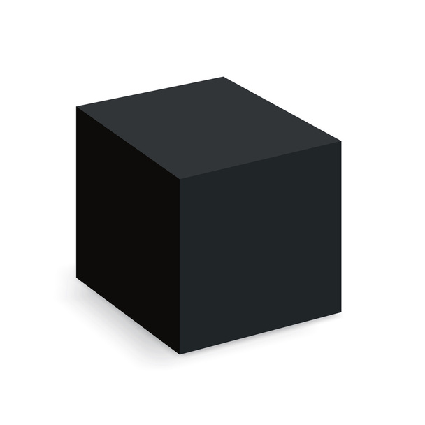 Cube noir - Photo, Image
