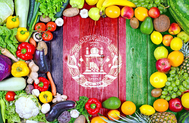 Frisches Obst und Gemüse aus Afghanistan - Foto, Bild