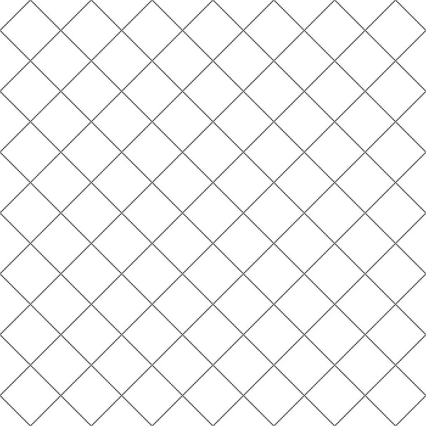 cell, grid with diagonal lines seamless background - Vector, Image