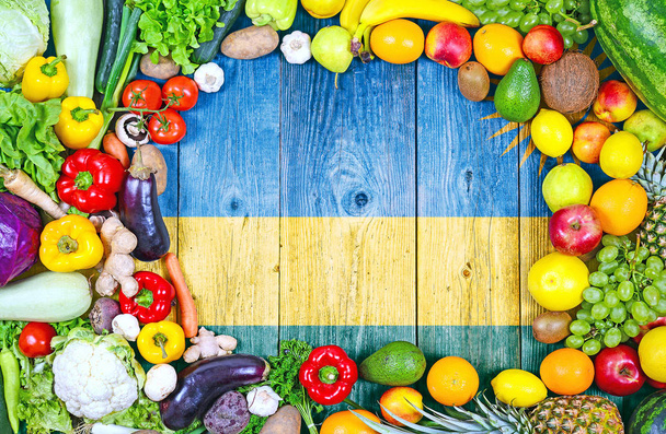 Fresh fruits and vegetables from Rwanda - Photo, Image