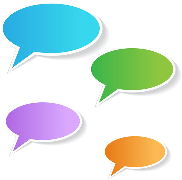 Clean and Simple Talk Balloon - Vector, imagen