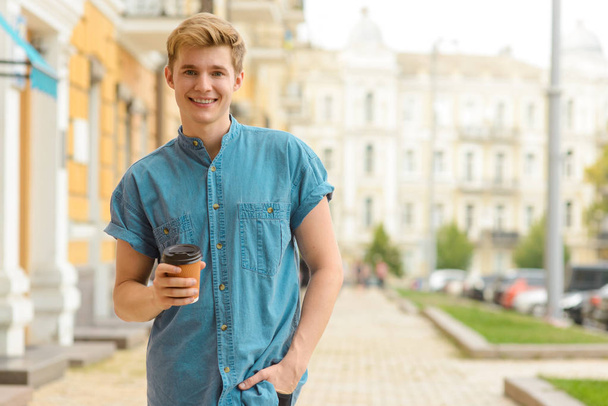 Agreeable young man with an amazing smile - Fotografie, Obrázek