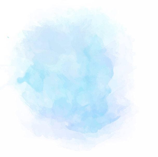 青い水彩汚れベクトル - ベクター画像