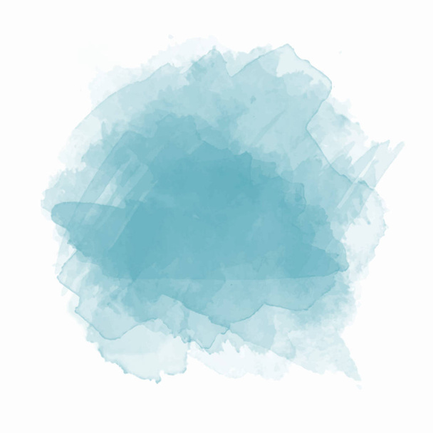 Kék akvarell foltot vektor - Vektor, kép