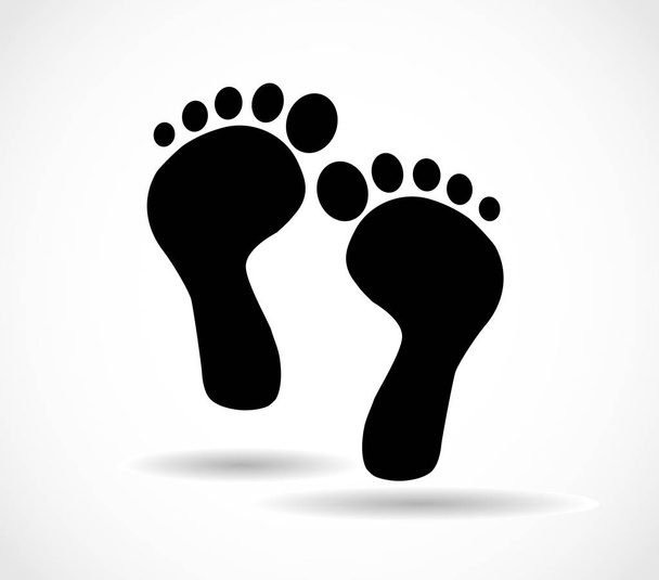 Impronte del piede insieme vettoriale
 - Vettoriali, immagini