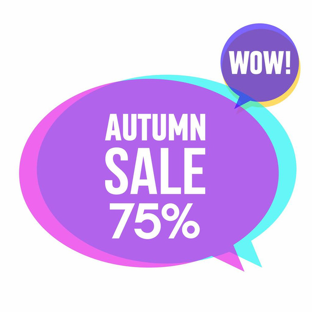 Autumn Sale banner discount - Vektor, Bild