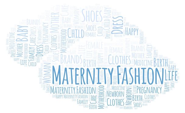 Maternity Fashion word cloud. - Photo, Image