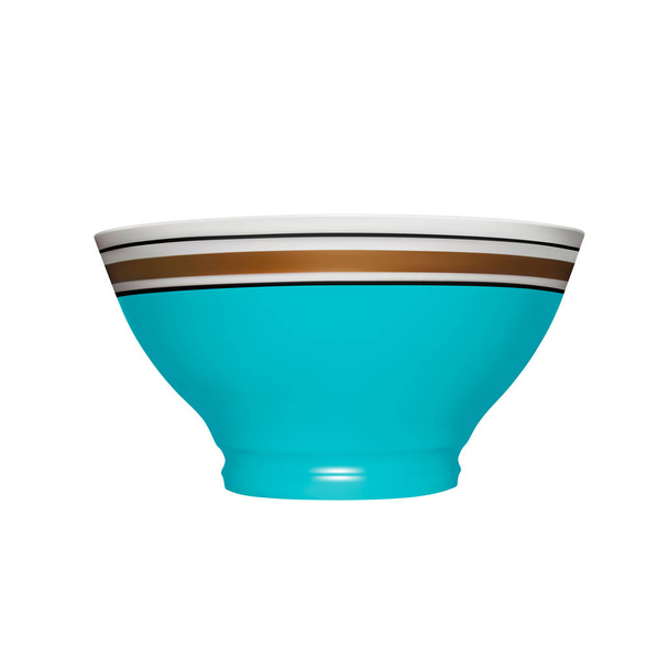 Ceramic bowl in vector on white background.Ceramic Cup realistic vector illustration. - Vector, Image
