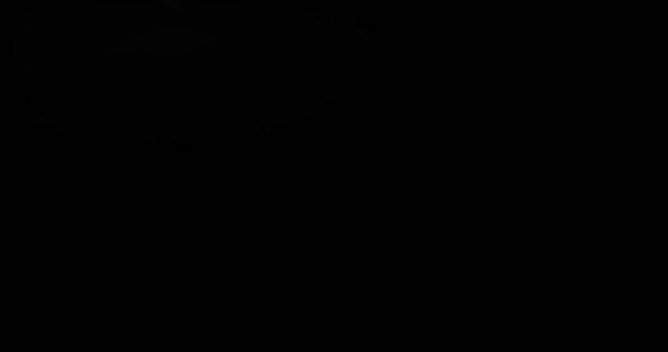 Rayo golpea sobre un fondo negro con reflejos realistas
 - Foto, Imagen