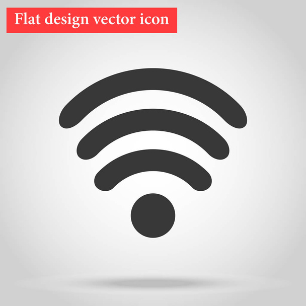 Піктограма плоского дизайну Інтернет Wi-Fi фіолетовий символ. Векторні ілюстрації Веб
  - Вектор, зображення