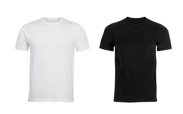 T-shirt homme noir et blanc
 - Photo, image