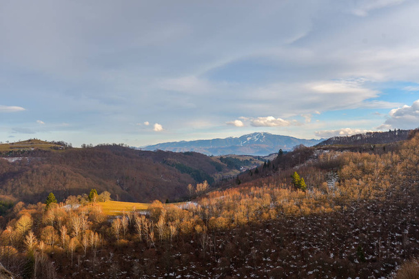 Autumn landscape in the Romanian Carpathians - Photo, Image