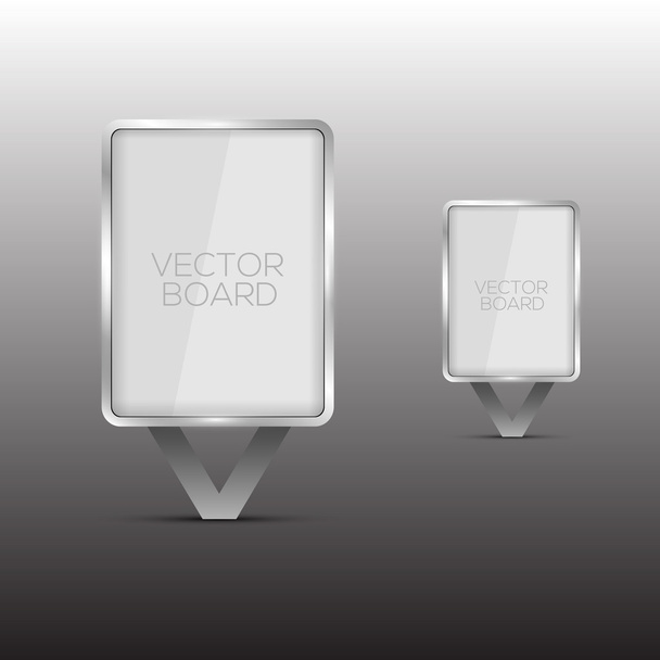 Vector Glass Billboard vector illustration  - Vektor, obrázek