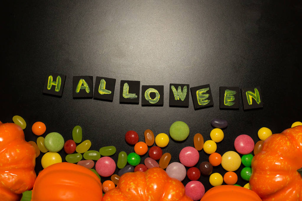 Halloween background dark tone image background. - Foto, afbeelding