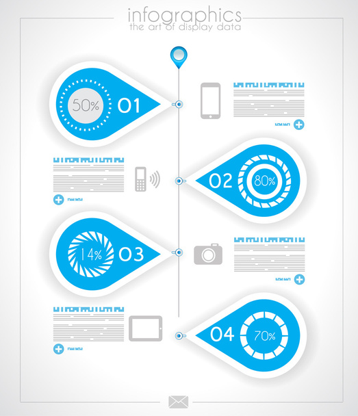 Infographic design for product ranking - Vektor, kép