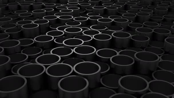 Background of Pipes. Abstract background, 2 in 1, loop, created in 4K, 3d animation - Footage, Video
