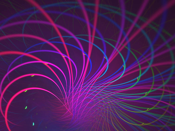 roxo abstrato fractal fundo 3d renderização ilustração
 - Foto, Imagem