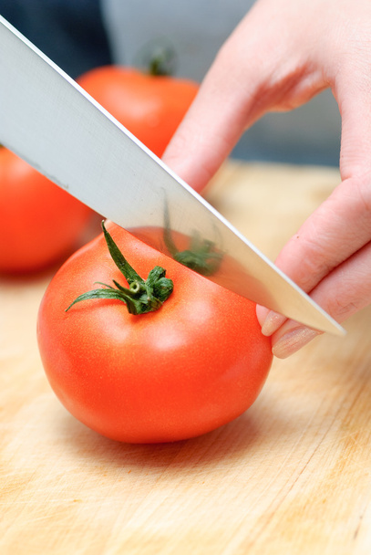 Cutting tomato - Foto, imagen
