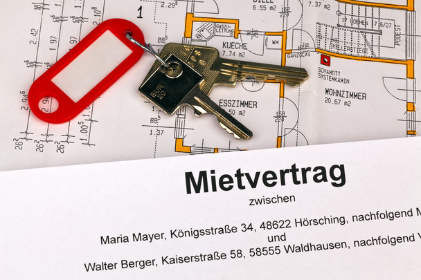 Lease in german - Photo, Image