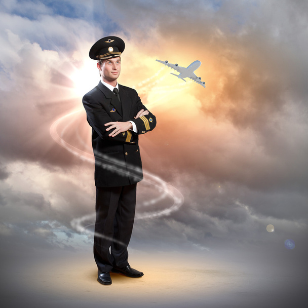 Image of male pilot - Photo, Image