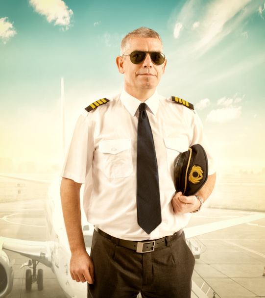 pilot linii lotniczych - Zdjęcie, obraz