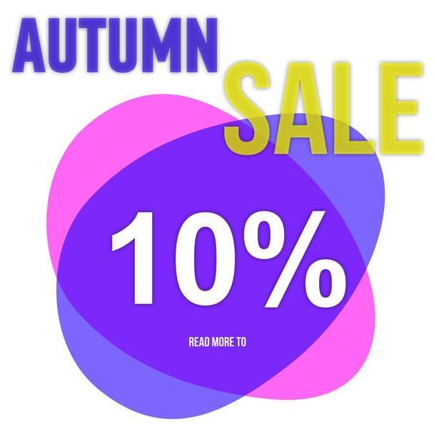 Autumn Sale banner discount - Вектор, зображення