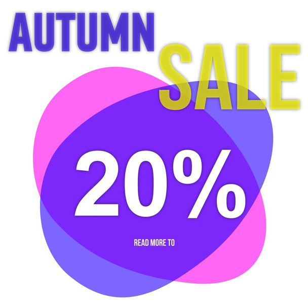 Autumn Sale banner discount - Vecteur, image