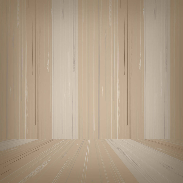 Espacio de madera vacío para el fondo. Ilustración vectorial
. - Vector, imagen