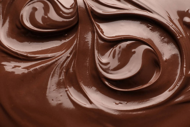 Smaczny stopiony czekolada, zbliżenie - Zdjęcie, obraz
