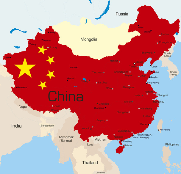 China. - Vector, Imagen
