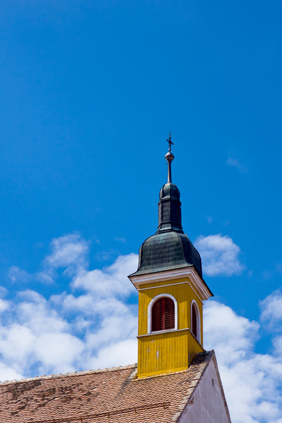 Wieża kościoła w Sibiu - Zdjęcie, obraz