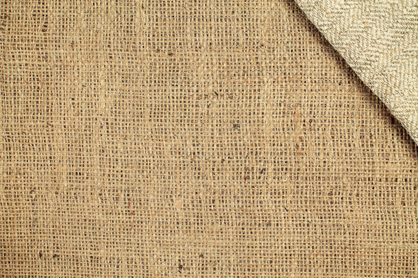 Materiale di lino naturale Tessuto Tela Texture sfondo - Foto, immagini