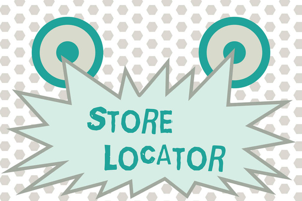 Текст для написания слов Store Locator. Бизнес-концепция для того, чтобы знать адрес контактного телефона и часы работы
 - Фото, изображение